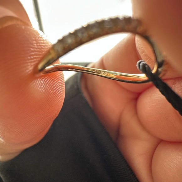 Mejuri Dôme figure pavé diamond ring size 6 14K gold - Picture 8 of 10